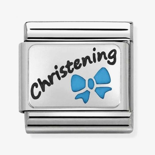 Nomination Christening Blue Bow Link