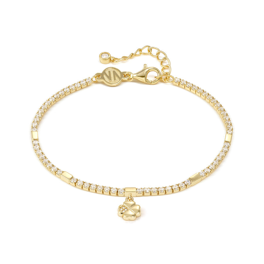 Nomination Sparkle Clover Tennis Bracelet