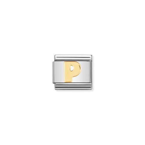 Nomination Gold Alphabet Composable Link