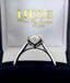 9ct White Gold Oval Laboratory Diamond Ring