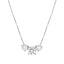 Nomination Colour Wave Silver Triple CZ Necklace