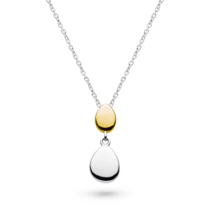Kit Heath Coast Pebble Golden Pendant