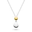 Kit Heath Coast Pebble Golden Pendant