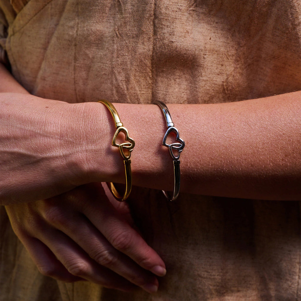 Ava & Sky Linked Heart Bangle
