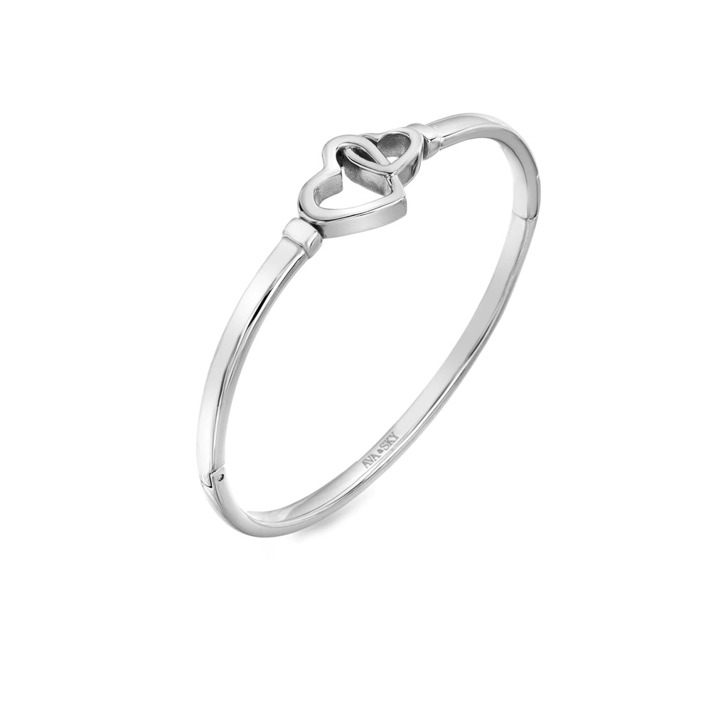 Ava & Sky Linked Heart Bangle