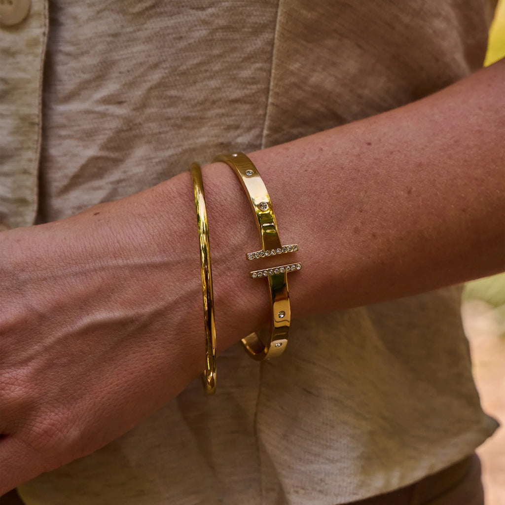 Ava & Sky Slip Over 3mm Bangle
