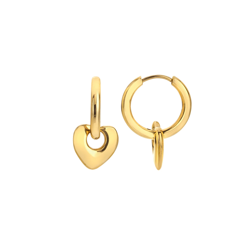 Ava & Sky Bubble Heart Earrings