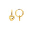 Ava & Sky Bubble Heart Earrings