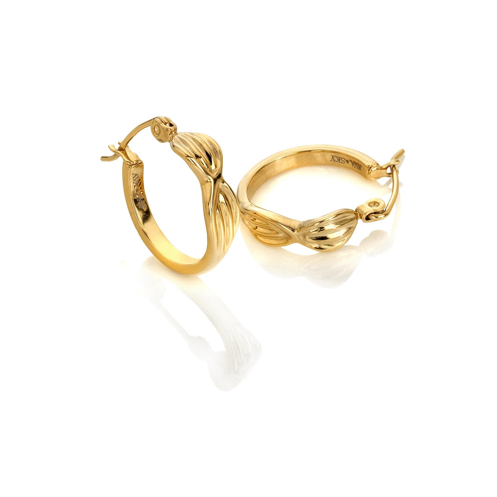 Ava & Sky Twisted Ribbon Earrings