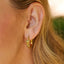 Ava & Sky Twisted Ribbon Earrings