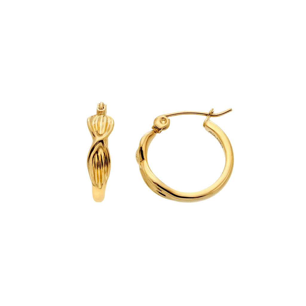 Ava & Sky Twisted Ribbon Earrings