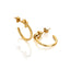 Ava & Sky Knot Hoop Earrings