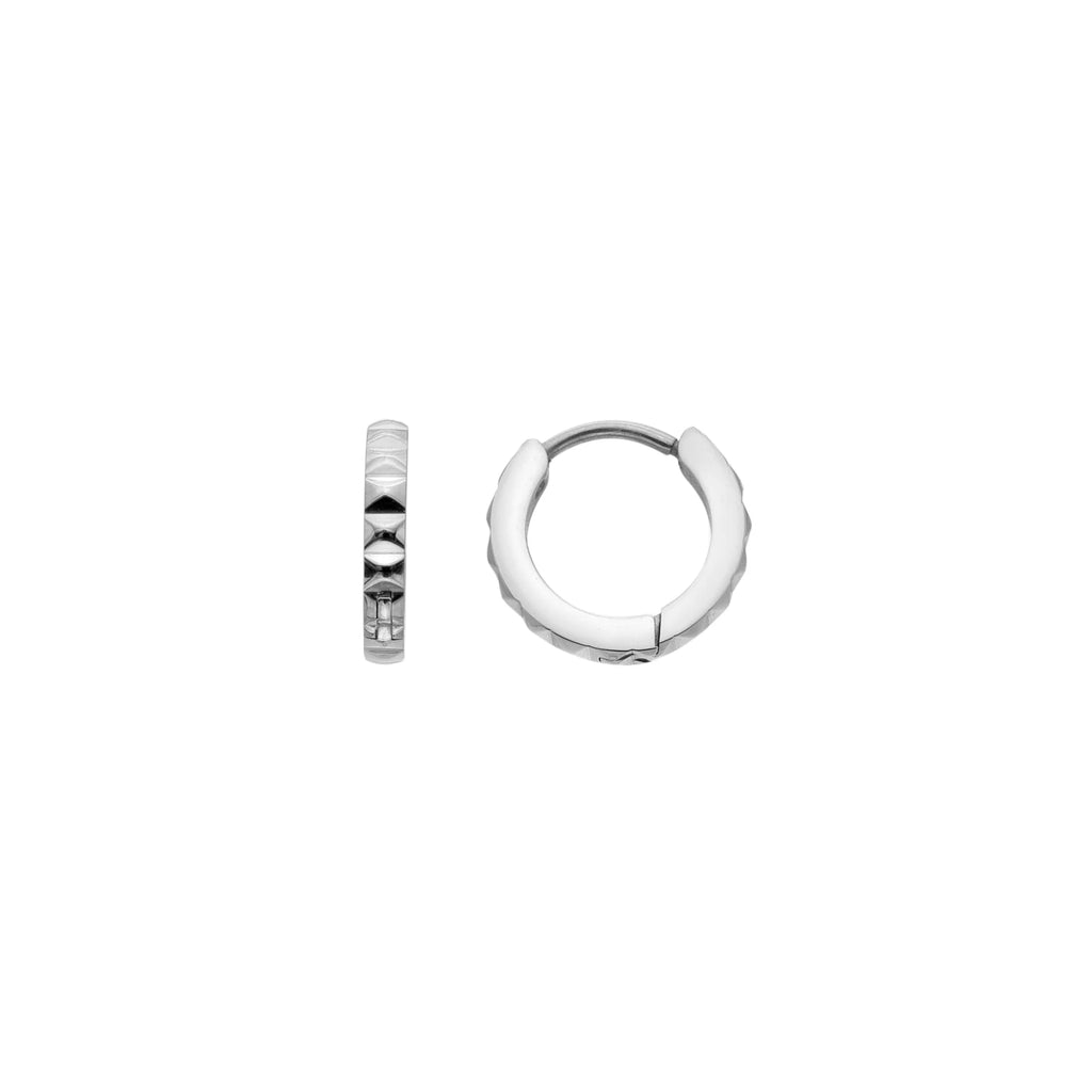 Ava & Sky Square Huggie Hoops
