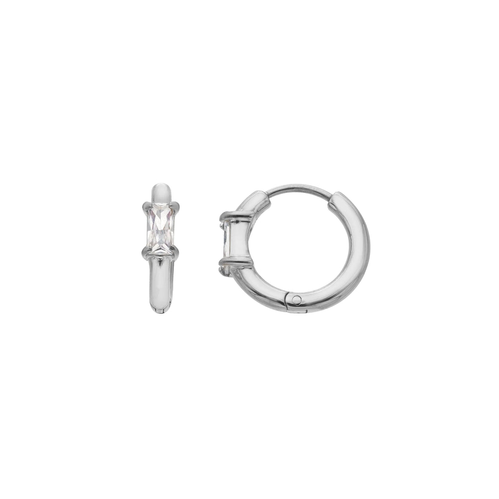 Ava & Sky Stone Set Hoops