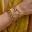 Ava & Sky Carabiner Link Bracelet
