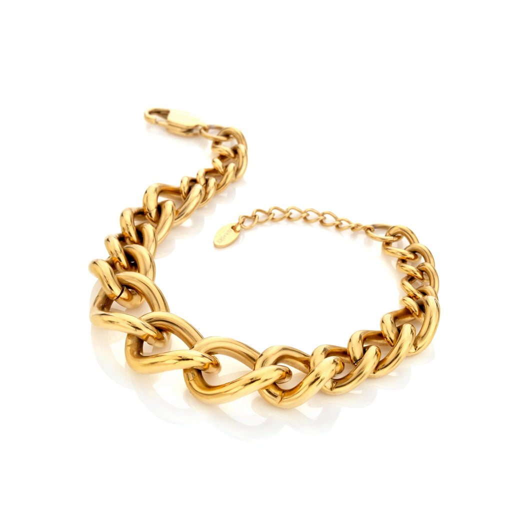 Ava & Sky Graduated Chain Bracelet