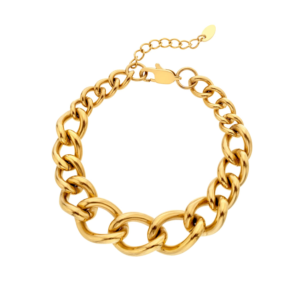 Ava & Sky Graduated Chain Bracelet