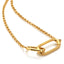 Ava & Sky Carabiner Link Necklet