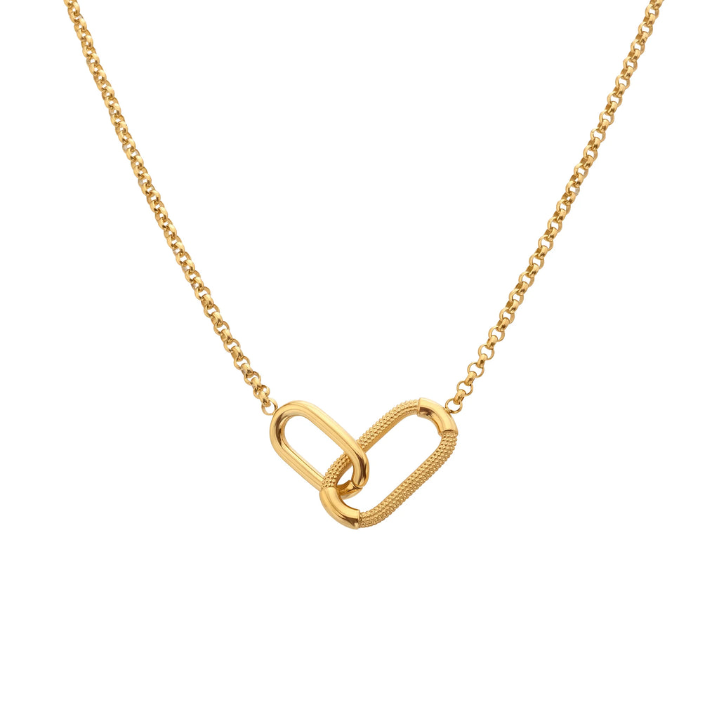 Ava & Sky Carabiner Link Necklet