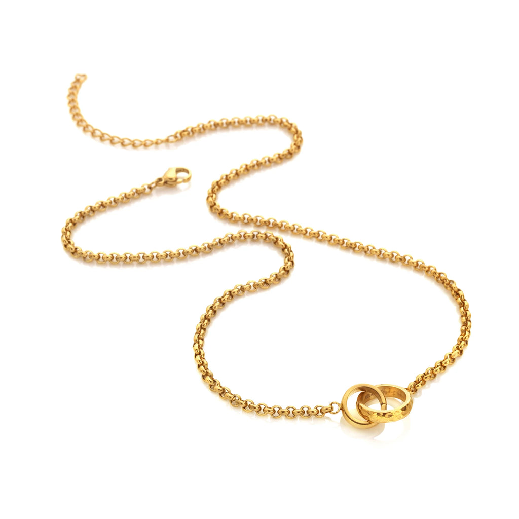 Ava & Sky Interlocking Circles Necklet