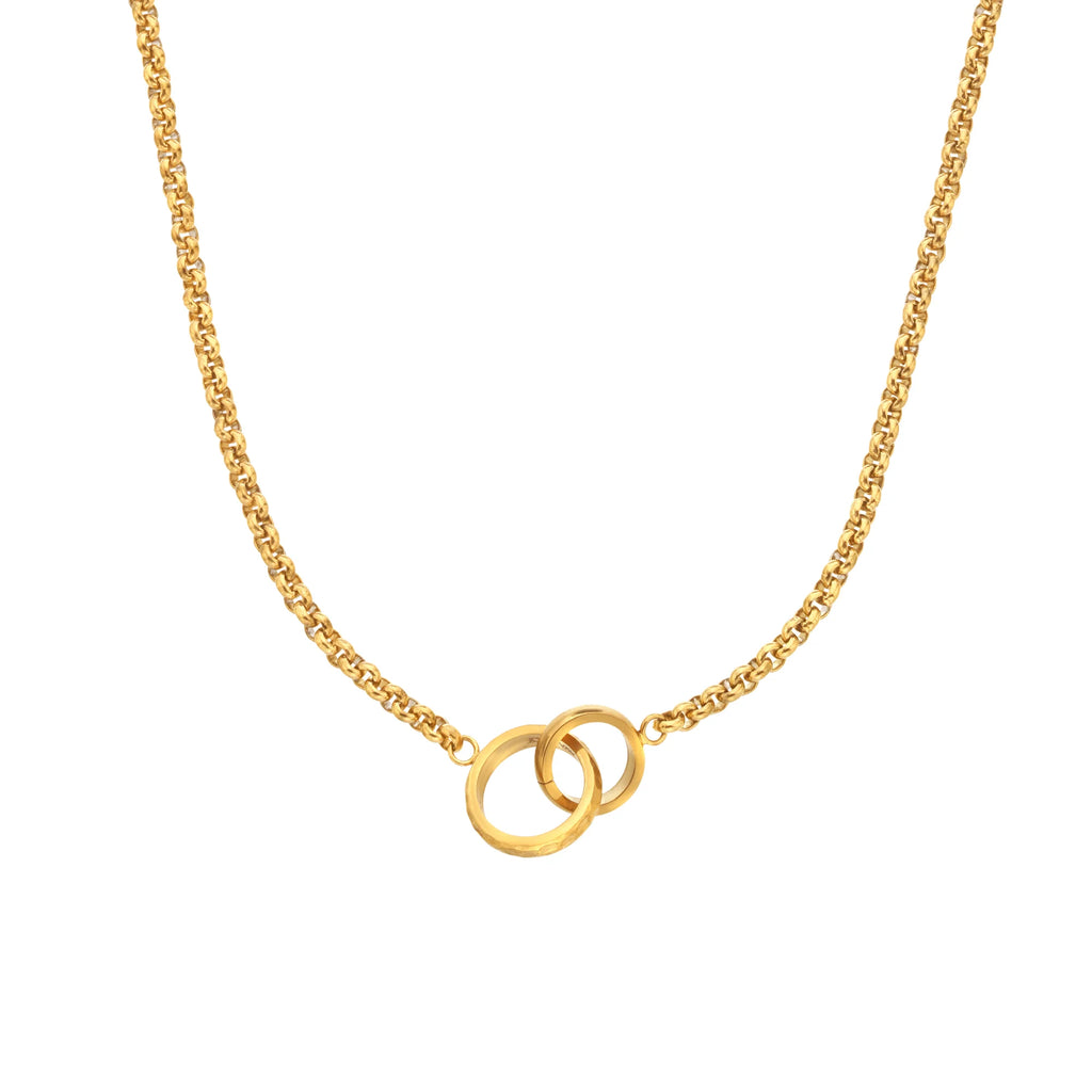 Ava & Sky Interlocking Circles Necklet