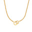 Ava & Sky Interlocking Circles Necklet