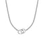 Ava & Sky Interlocking Circles Necklet.