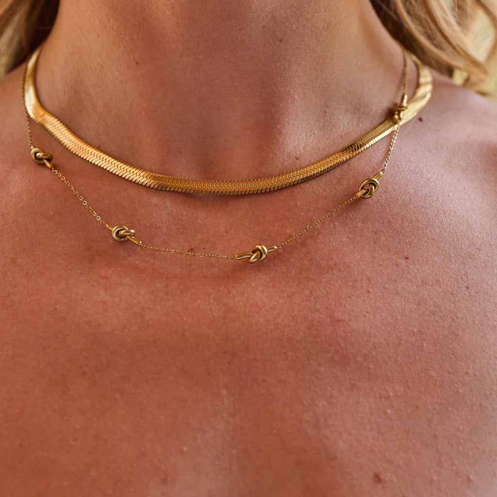 Ava & Sky Snake Necklet