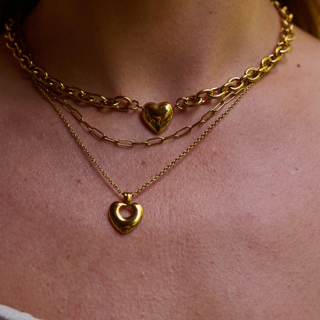 Ava & Sky Paperclip Necklace