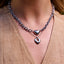 Ava & Sky Chunky Heart Necklace
