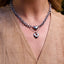 Ava & Sky Bubble Heart Necklace