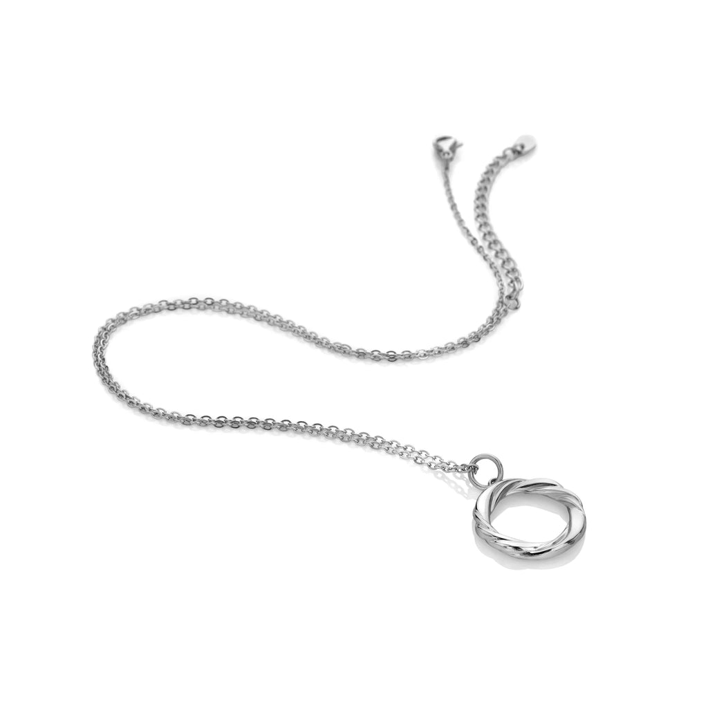 Ava & Sky Twisted Ribbon Necklace