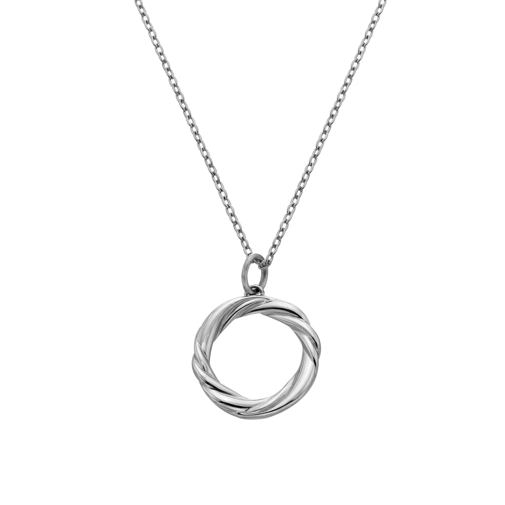 Ava & Sky Twisted Ribbon Necklace