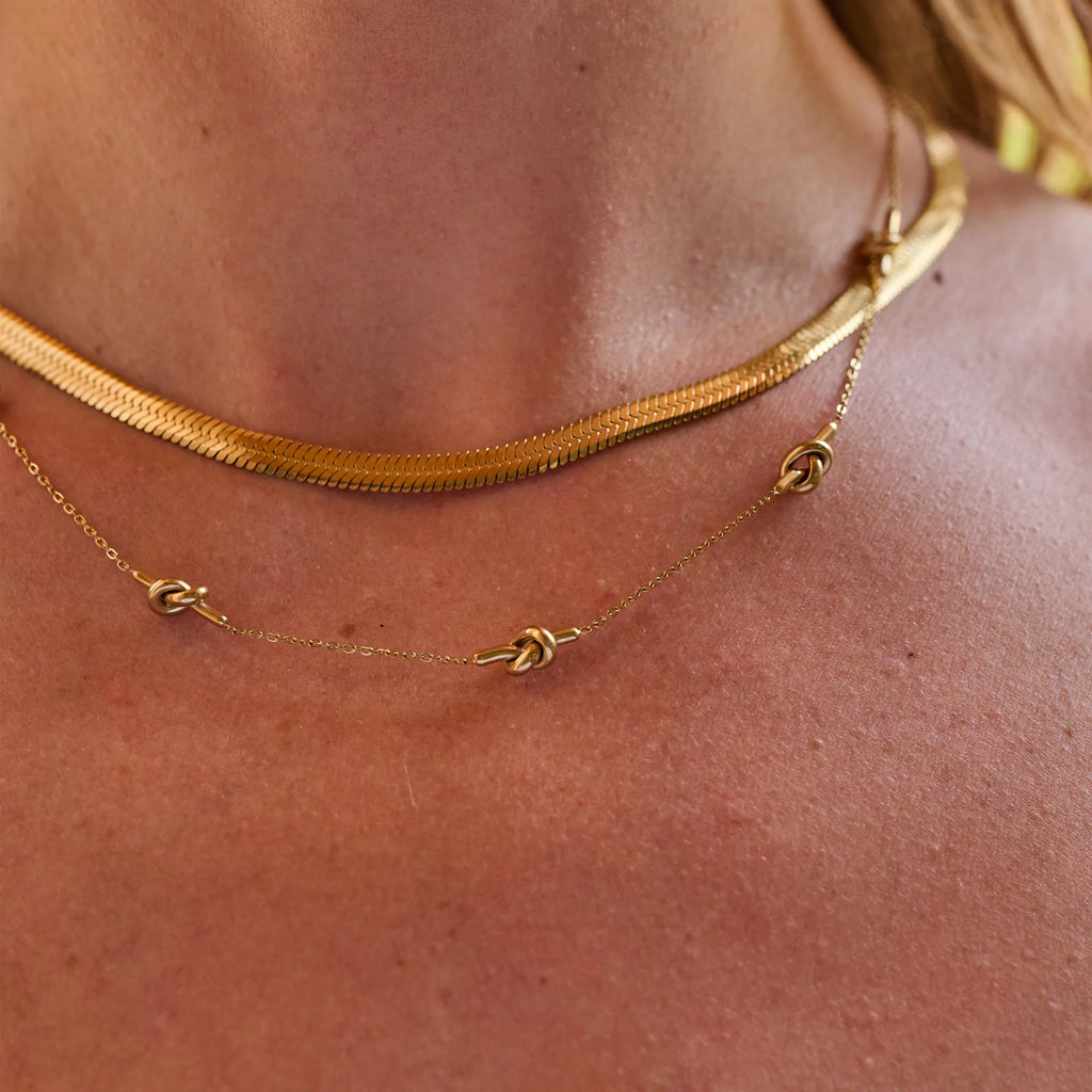 Ava & Sky Knot Necklet