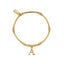 Chlobo 18ct Gold Plated Initial Bracelet