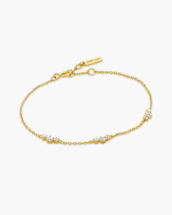 Ania Haie Gold Cluster Station Bracelet