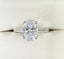 9ct White Gold 2.08ct Oval Lab Diamond Ring
