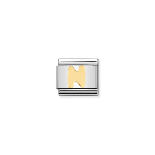 Nomination Gold Alphabet Composable Link