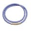 Unique Purple Leather Bracelet