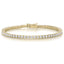 9ct Yellow Gold Laboratory Grown Diamond Tennis Bracelet