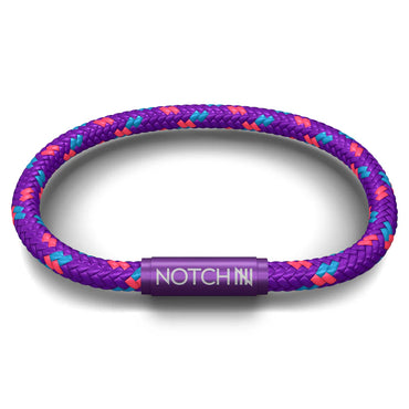 NOTCH Popping Purple Cord Bracelet