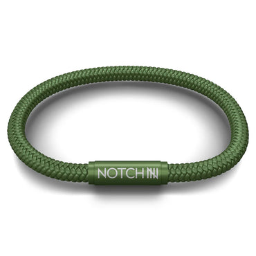 NOTCH Green Cord Bracelet