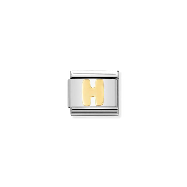 Nomination Gold Alphabet Composable Link