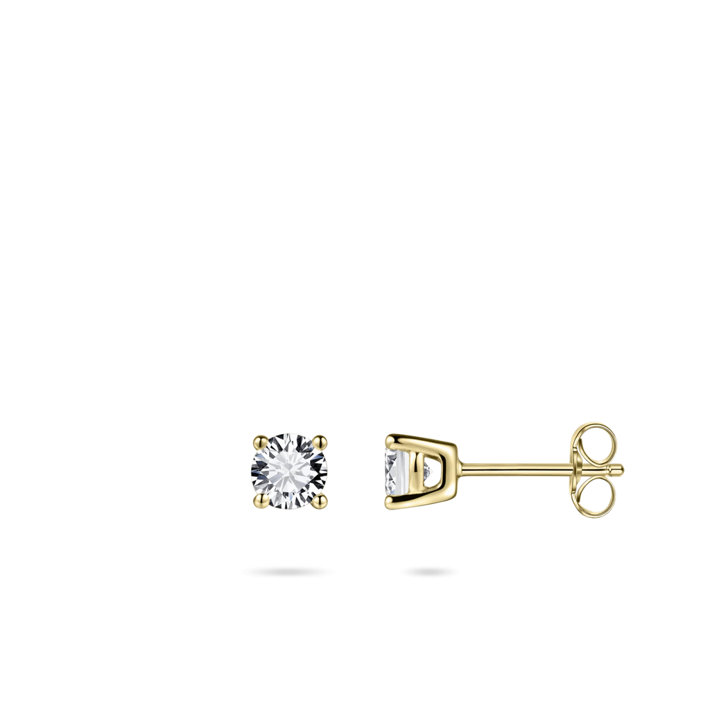 Gisser Brilliant Cut Stud Earrings