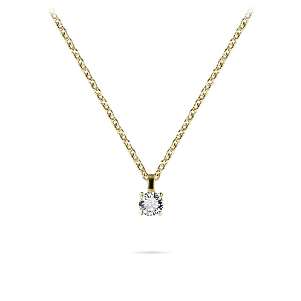 Gisser Round Brilliant Necklace