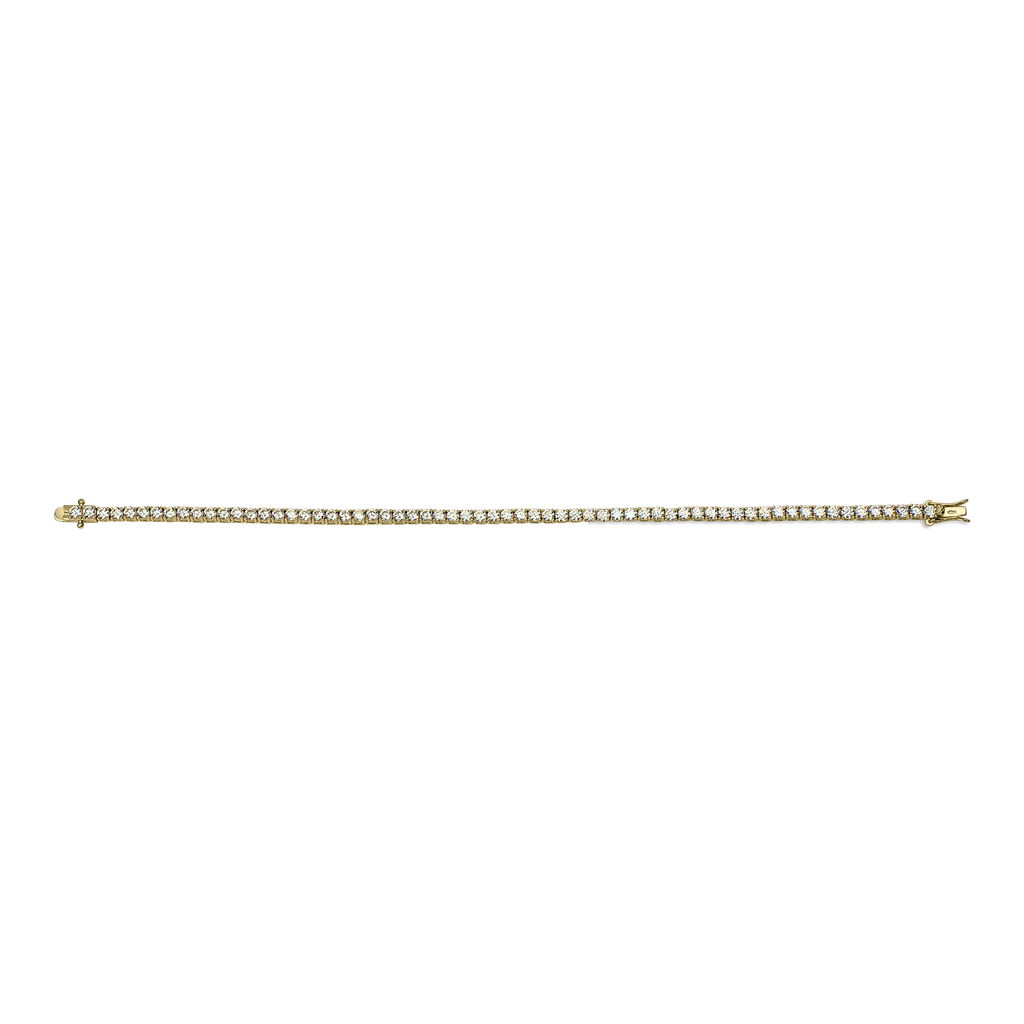 Gisser Gold Vermeil Tennis Bracelet
