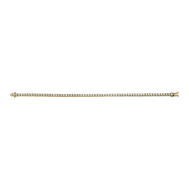 Gisser Gold Vermeil Tennis Bracelet