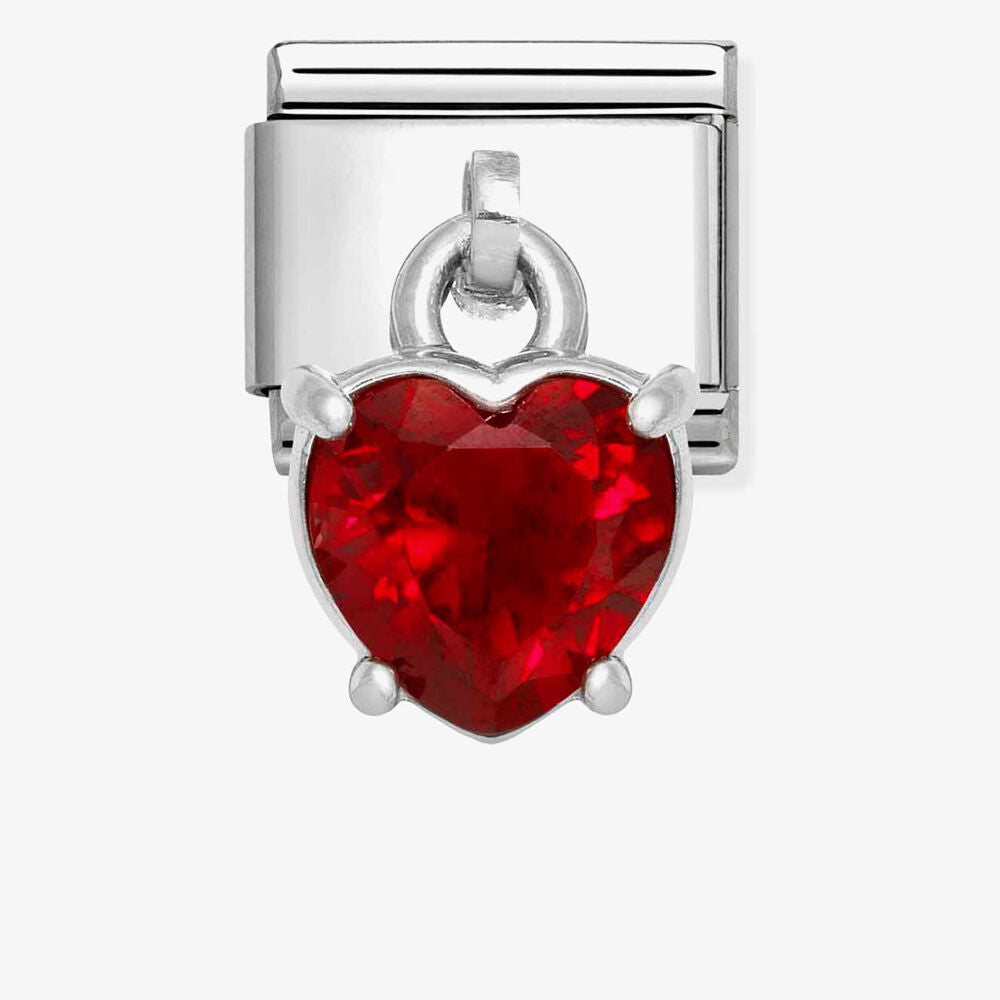 Nomination Red Heart Pendant Link