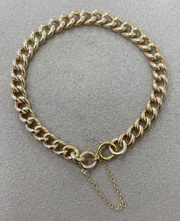 Vintage 9ct Curb Bracelet