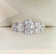 9ct 5 Stone Oval Lab Diamond Ring